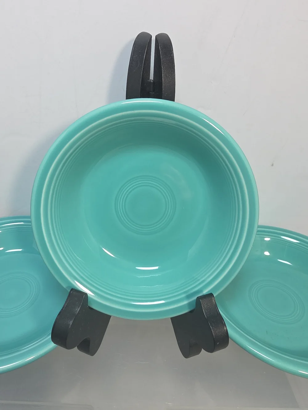 Fiesta Ware Turquoise Fruit Dessert Sauce Bowls 5.25